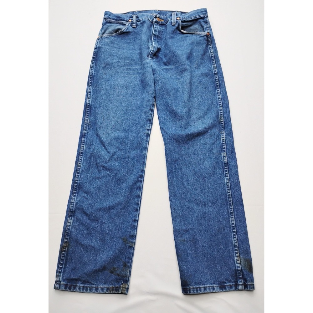 Wrangler 13MWZ Cowboy Cut Jeans Blue Size 34x30 Westernt Cowboy